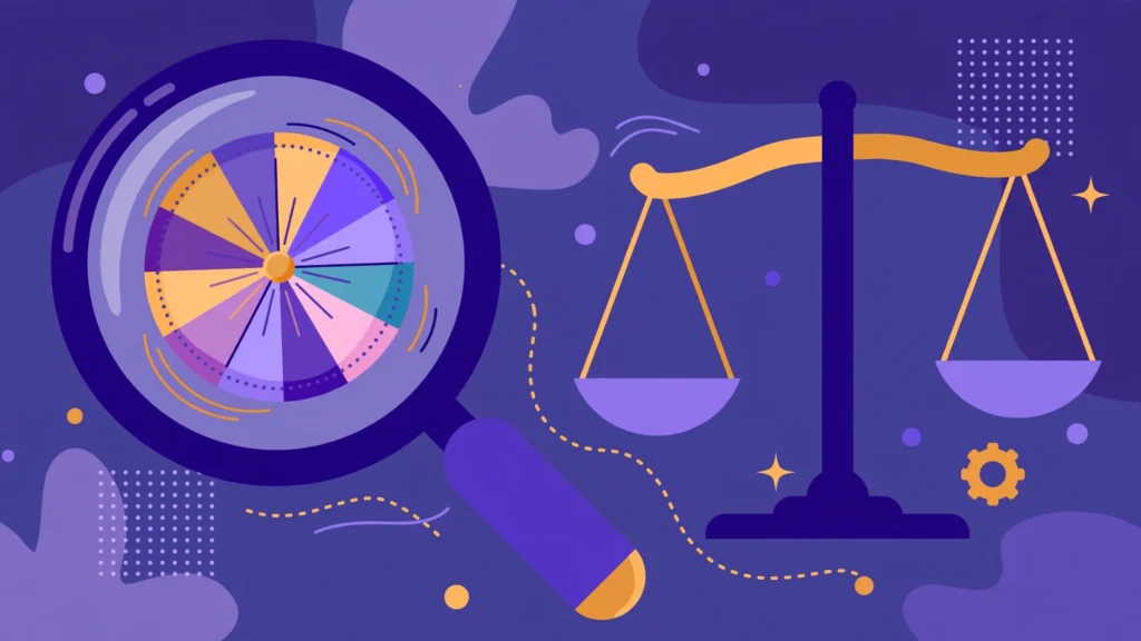A spin wheel stopping on a winner while a player asks, is spin the wheel rigged