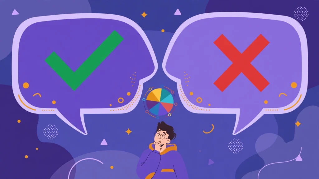 Friends laughing over yes or no questions in a party game